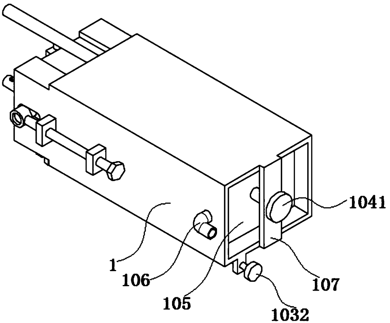 Track lubricating device for truck mounted crane