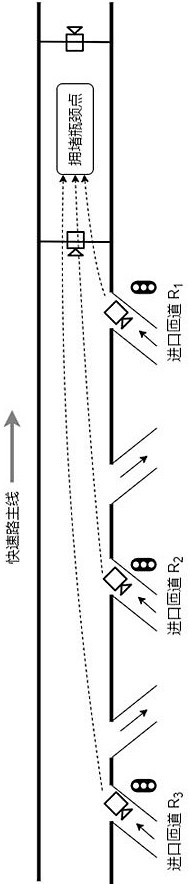 Expressway traffic flow tracing and ramp regulation and control method combined with historical data