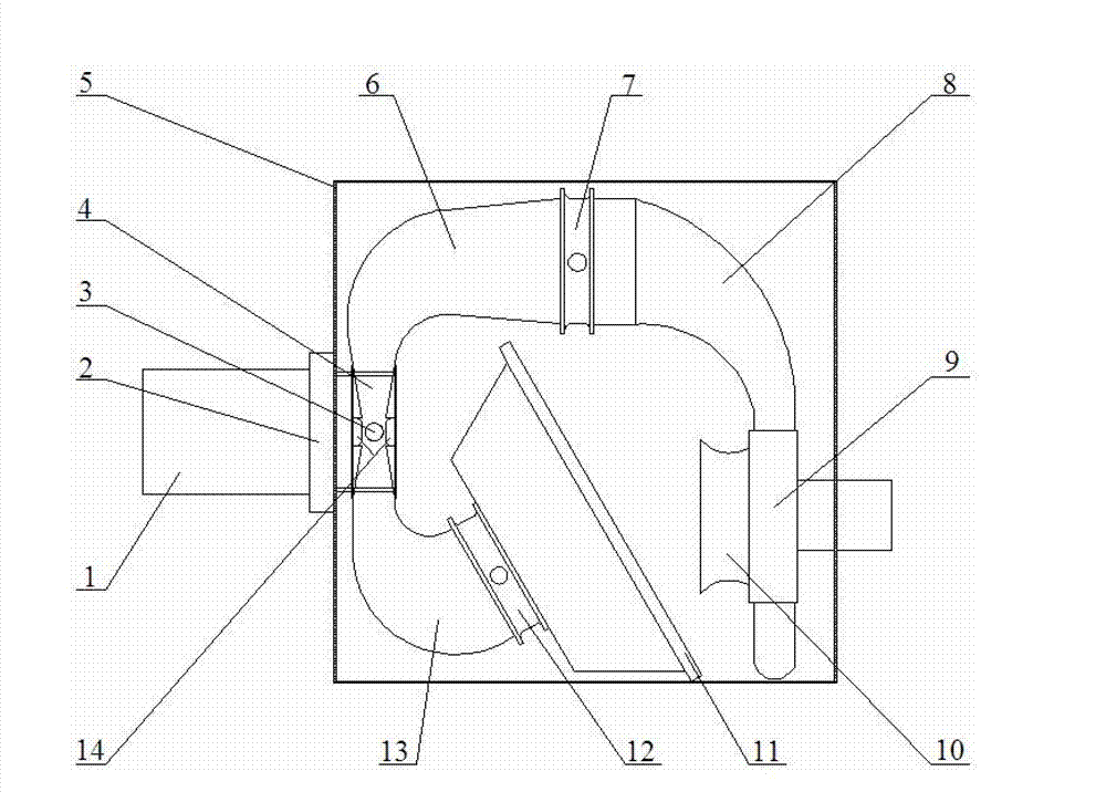 Pulse deuterium fluoride (DF) laser device main engine structure with molecular sieve adopted for processing