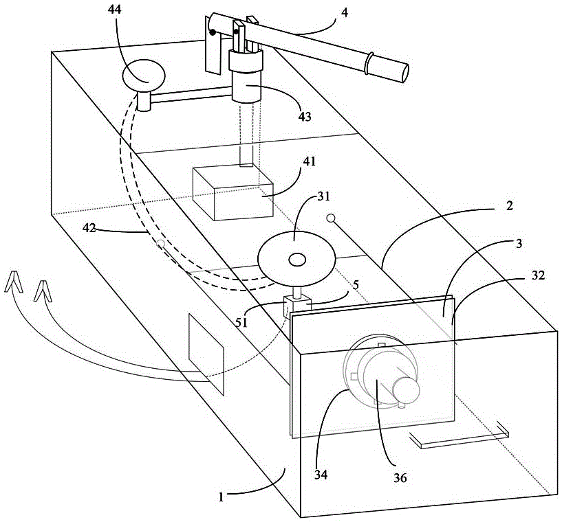 Gas relay leakproofness detection device