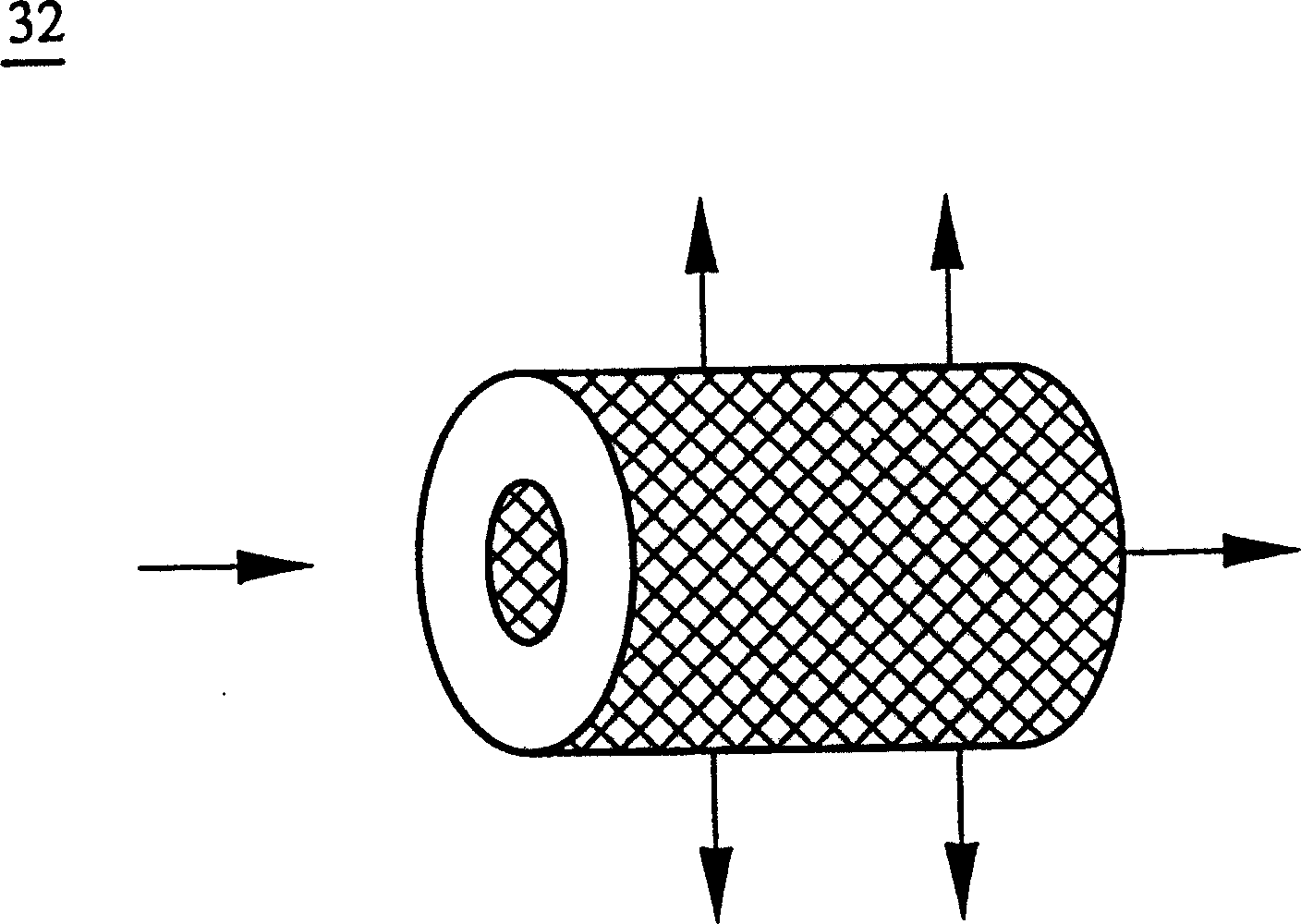 Air intake arrangement of isolating chamber