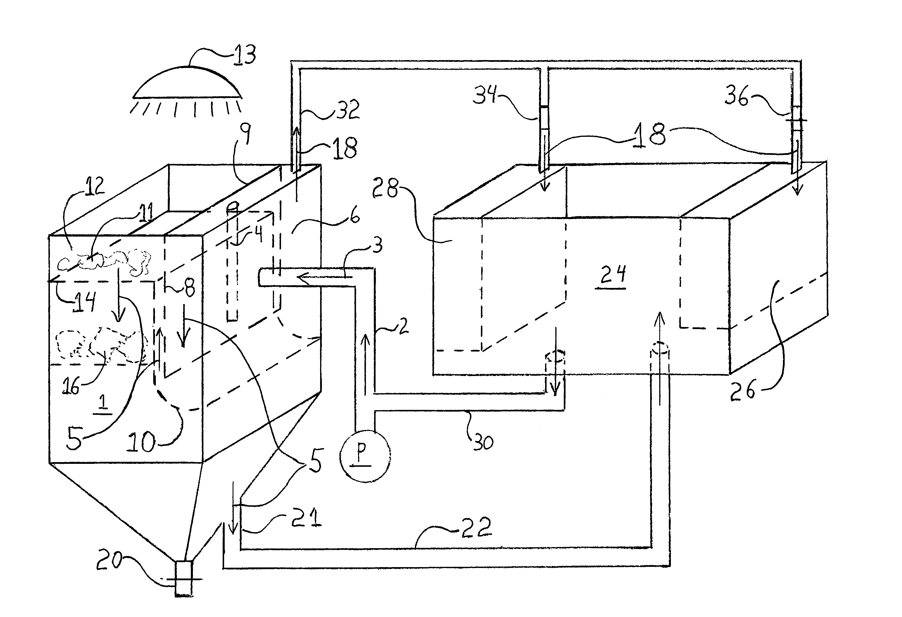 Filtration and surge with no moving parts