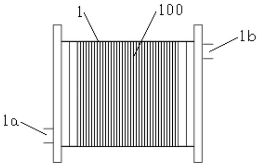 Battery stack residual liquid cleaning device and method suitable for hydrochloric acid-based flow batteries