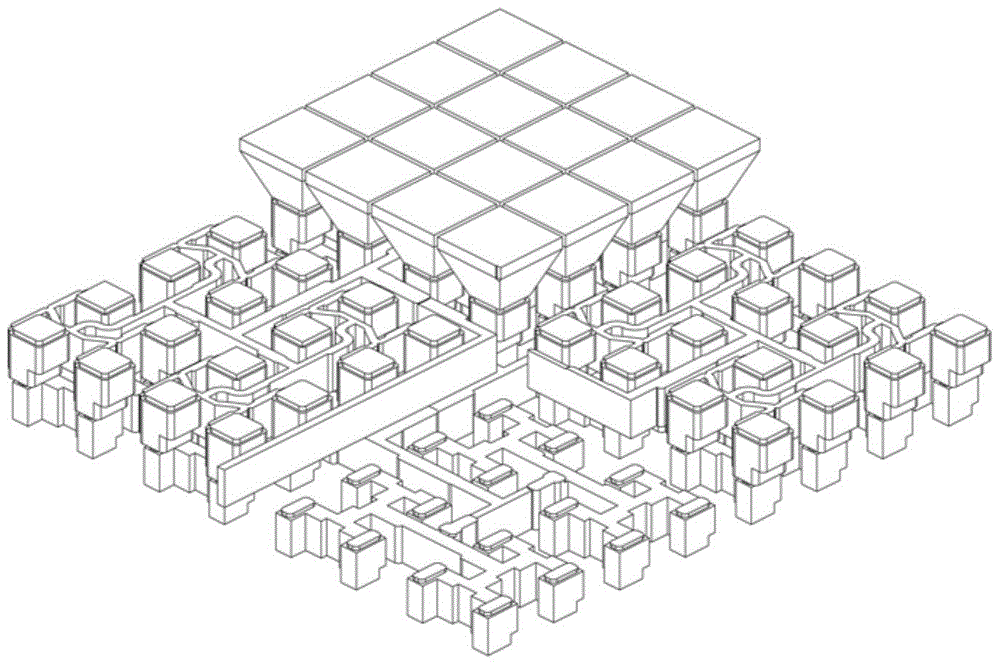 A flat-panel antenna array in the ka frequency band