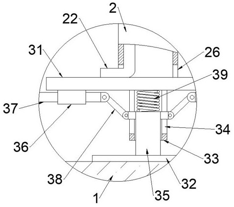 Foundation pile hole diameter expanding device