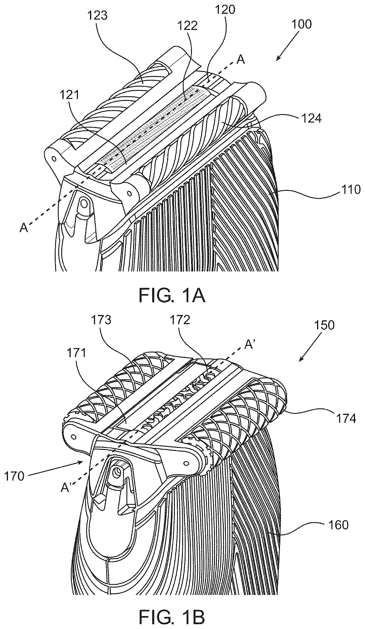 A rotary shaving apparatus without direct forceable contact between the blades and the skin