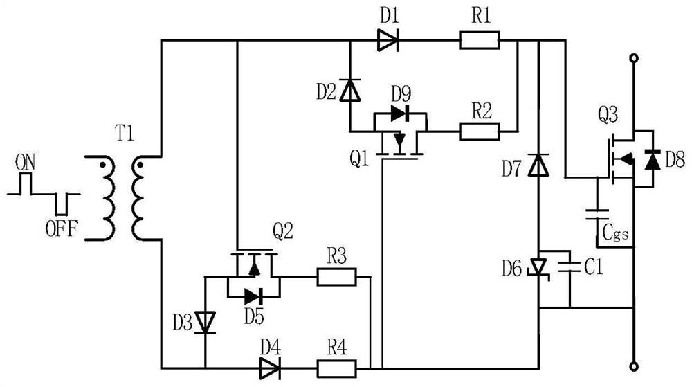 SiC/GaN MOSFET drive circuit and integrated circuit