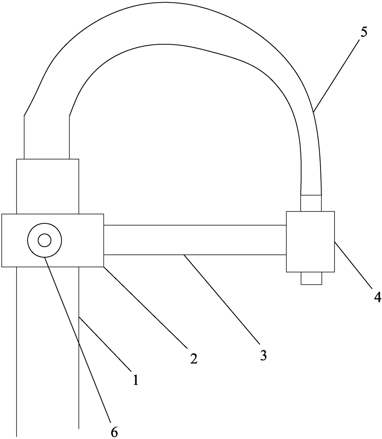 Liftable faucet