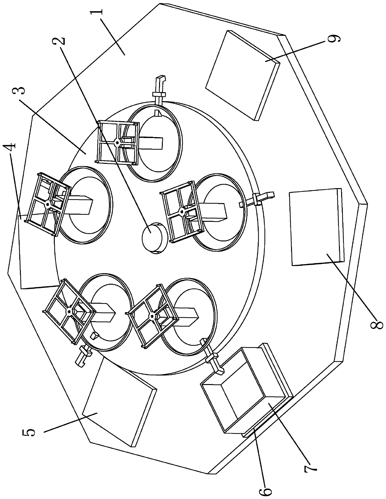 A surface treatment system for electric meter housing