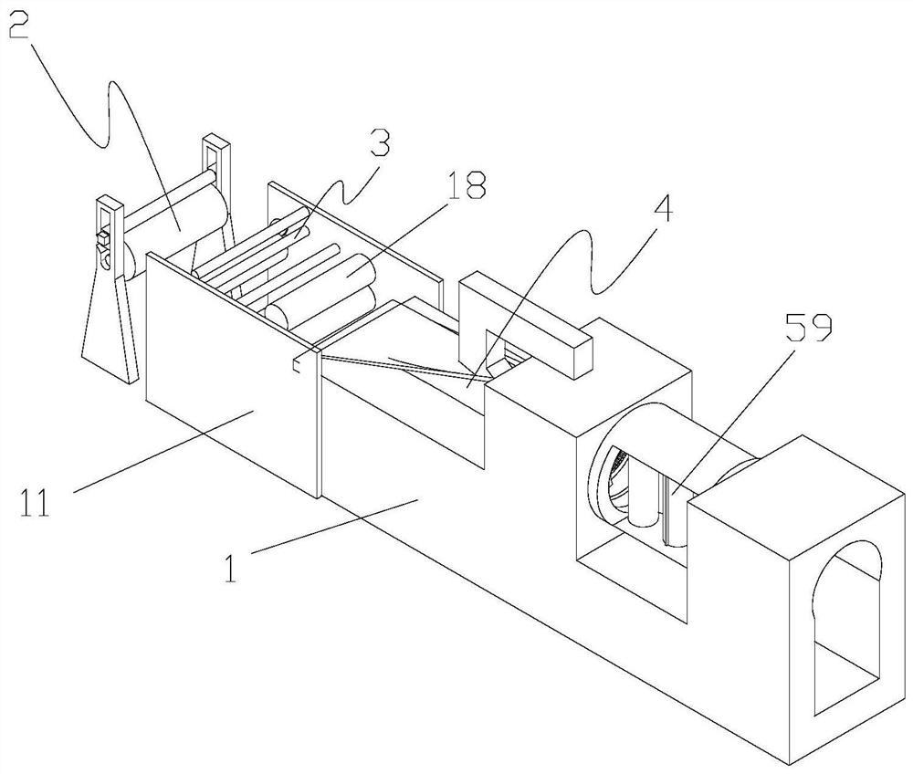 Environment-friendly food bag and processing technology thereof