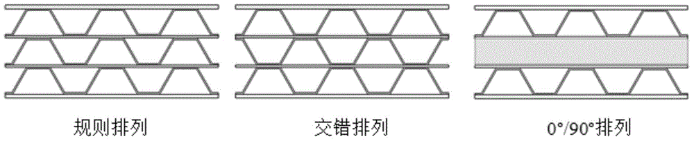 Energy absorption structure for corrugated sandwich panel