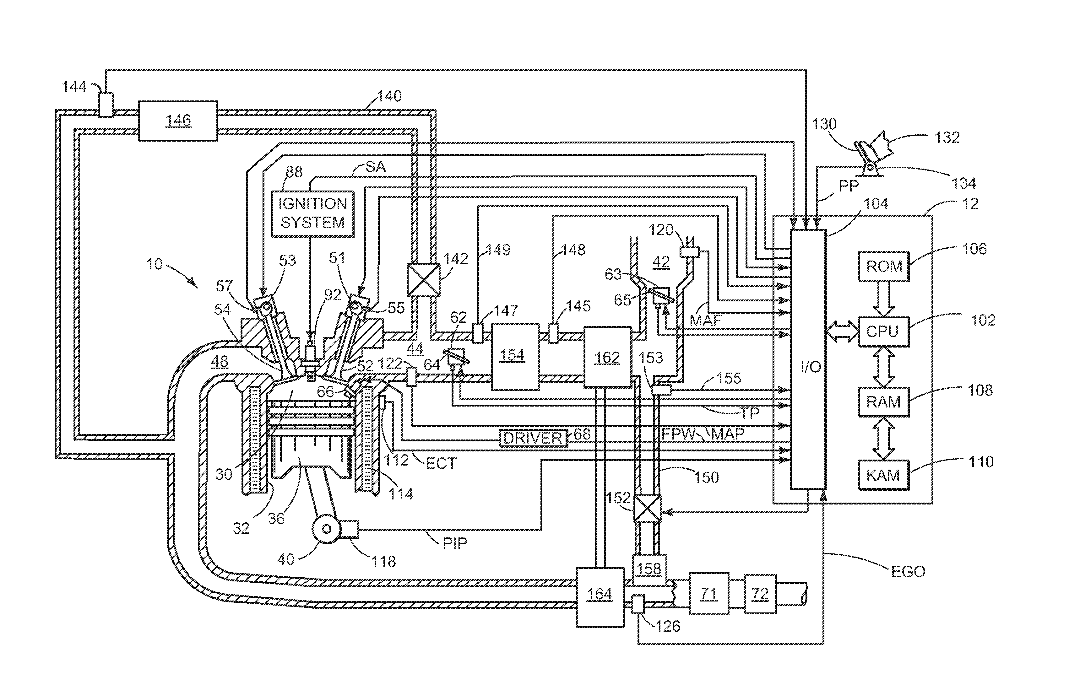 Fixed rate egr system