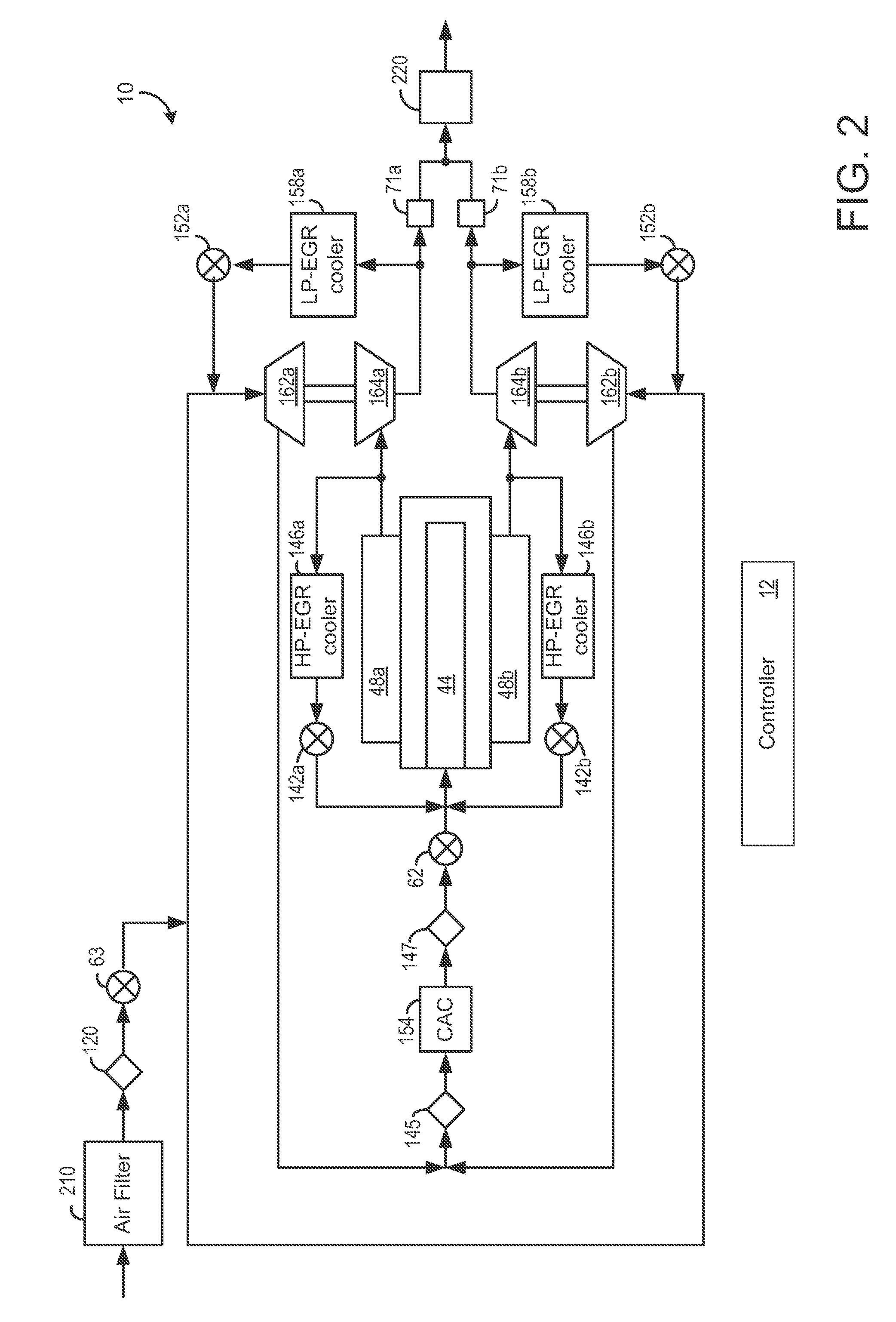 Fixed rate egr system