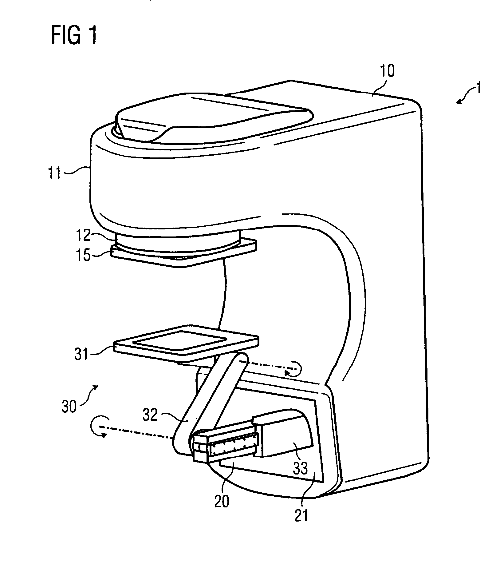 Support and radiation therapy system