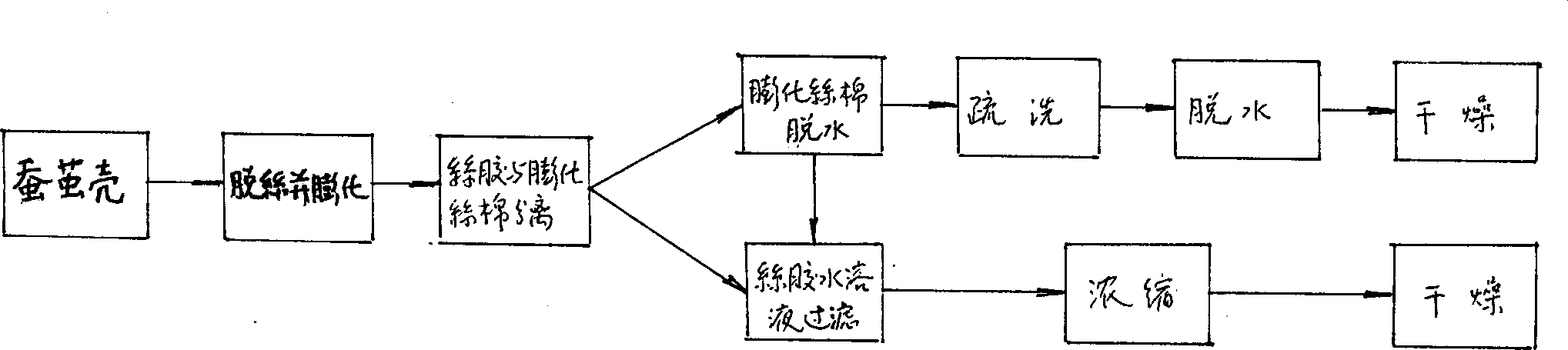 Process and apparatus for removing sericin from silkworm cocoon