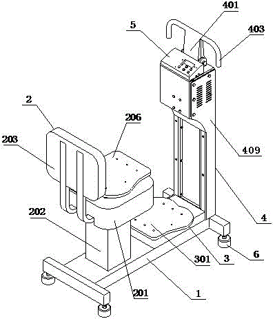 Spine-vibrating passive movement external force machine