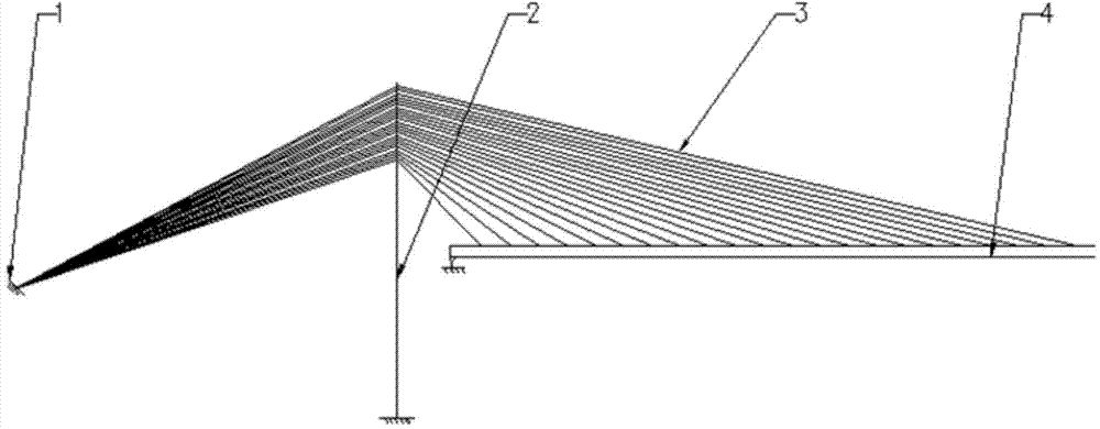 Cable-stayed bridge construction method