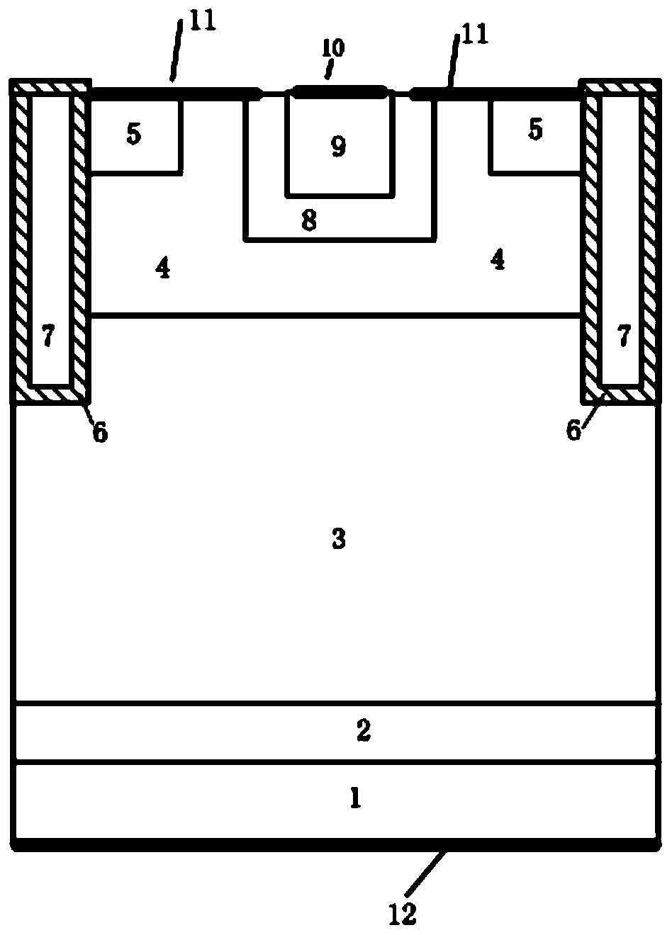 Insulated gate bipolar semiconductor device