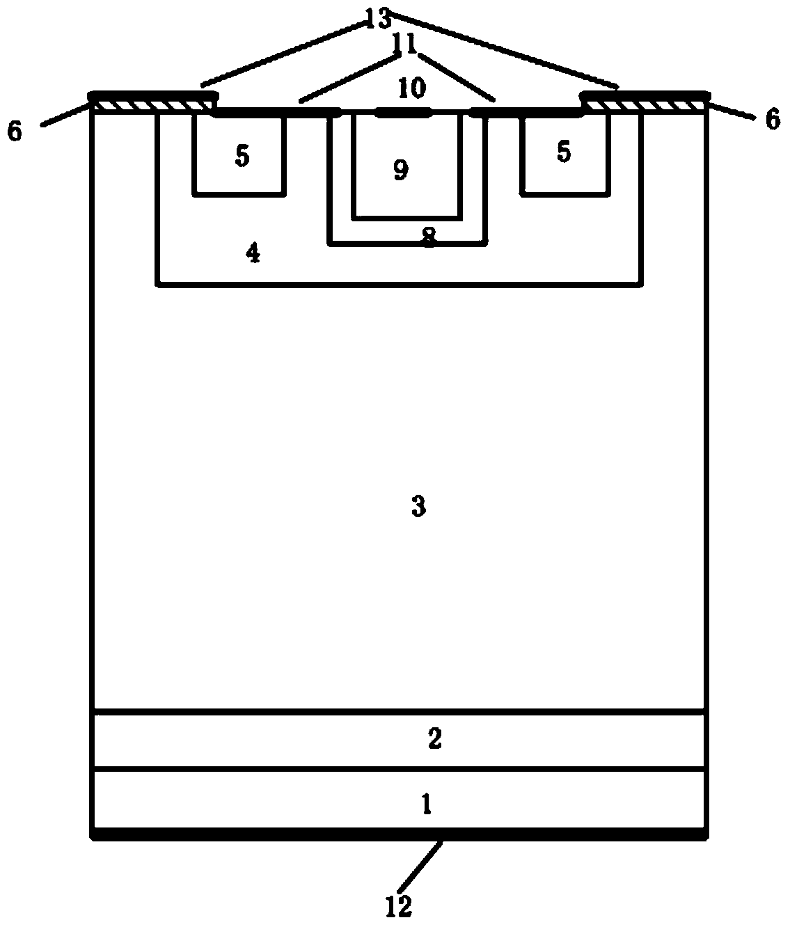 Insulated gate bipolar semiconductor device