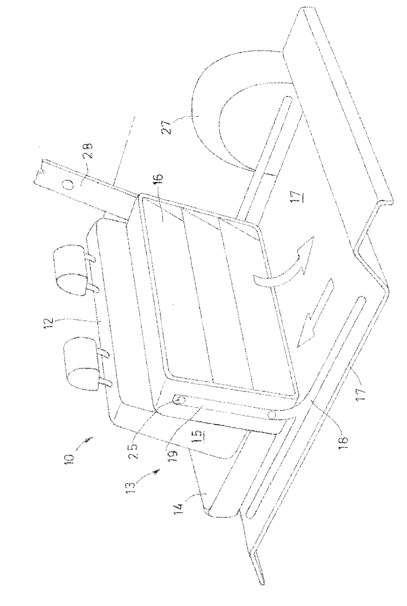 Seat system for vehicle, particularly motor vehicle