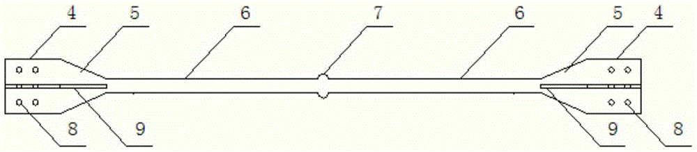 Assembly type steel-wood buckling restrained brace with vertically embedded FRP reinforcement