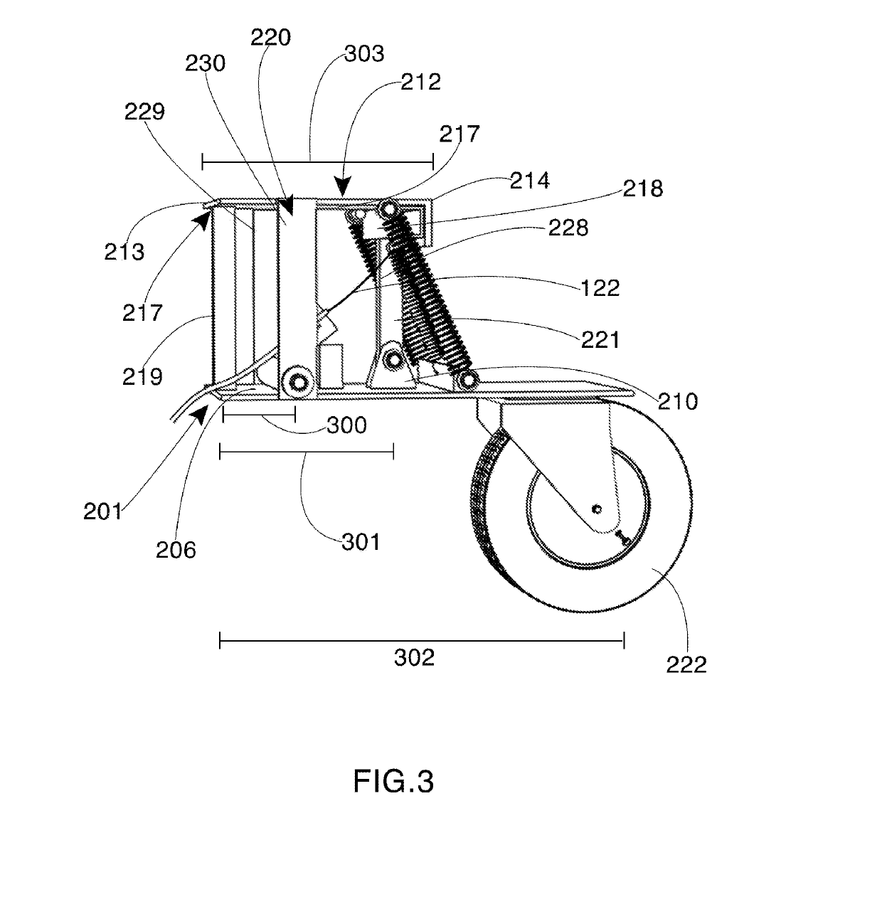 Hand operated painting cart apparatus and method