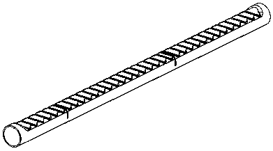 Production process of automobile air conditioner condenser coreless flow collecting pipe