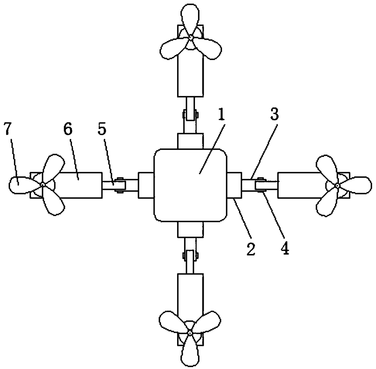 Unmanned aerial vehicle patrol equipment for positioning tracking and remote image collecting and passback