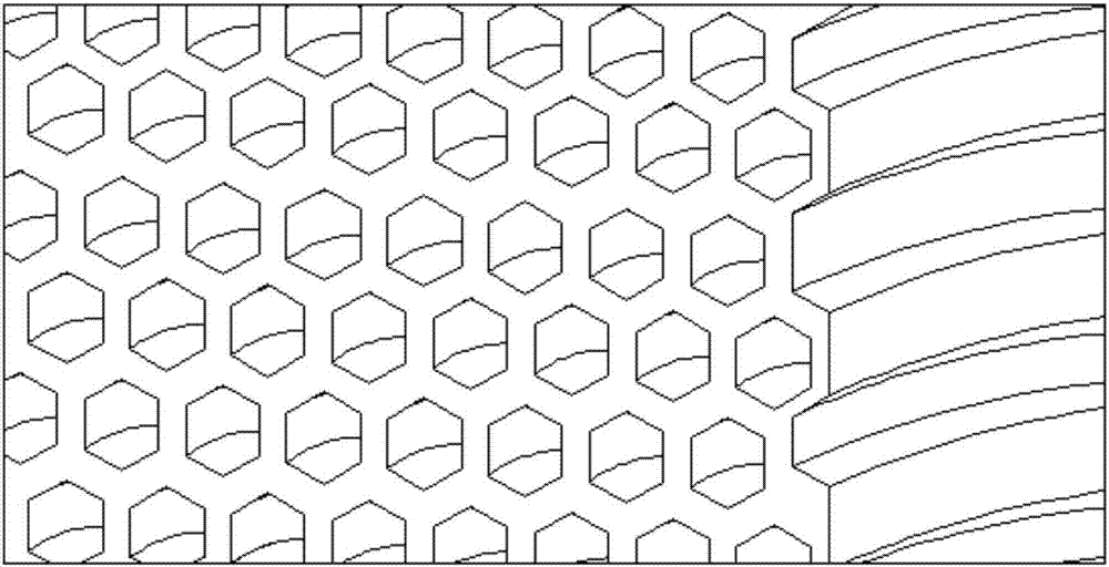 3D printing manufacturing technology of metal porous material with through hole structure