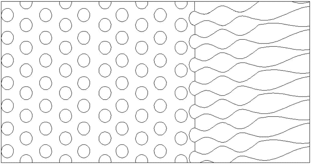 3D printing manufacturing technology of metal porous material with through hole structure