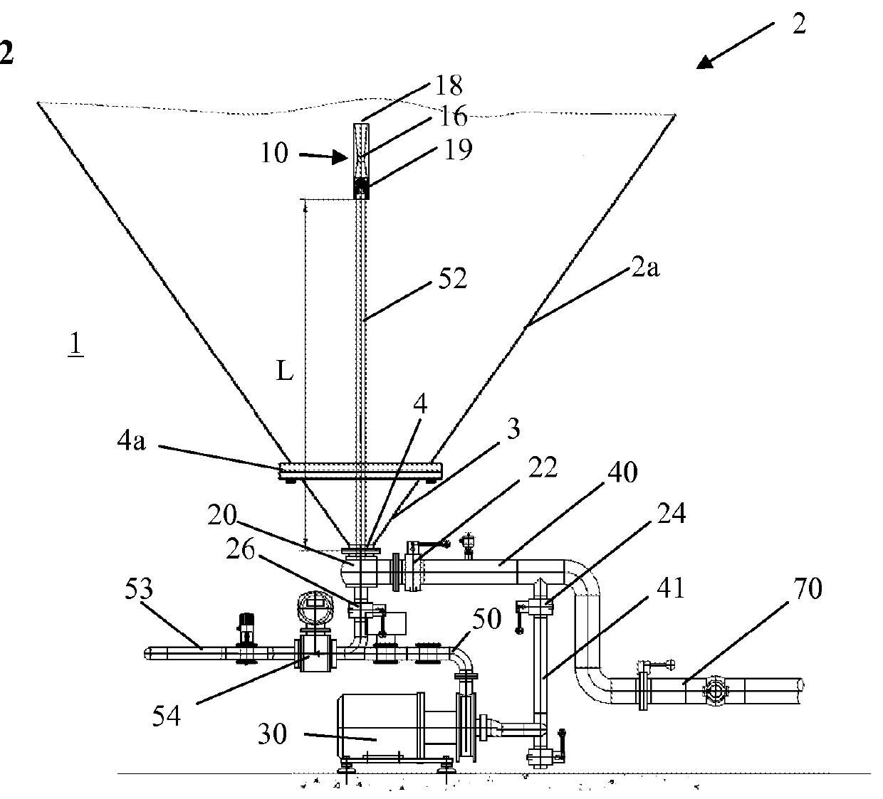 Method for accelerated fermentation and device for mixing a tank content