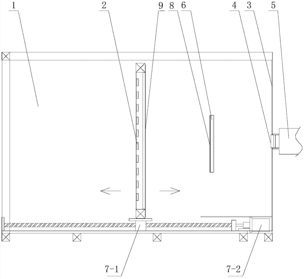 Method and device for testing dynamic range of camera by utilizing closed LED (light emitting diode) light source lamp box