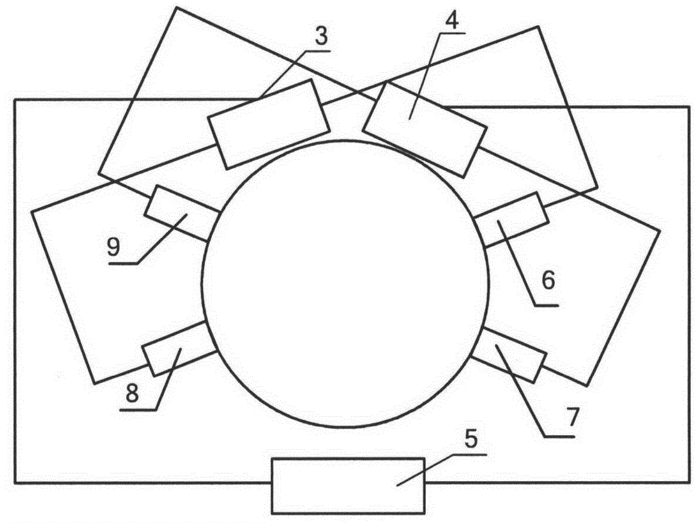 Ka frequency range miniaturization broadband multimode auto-tracking feed source network