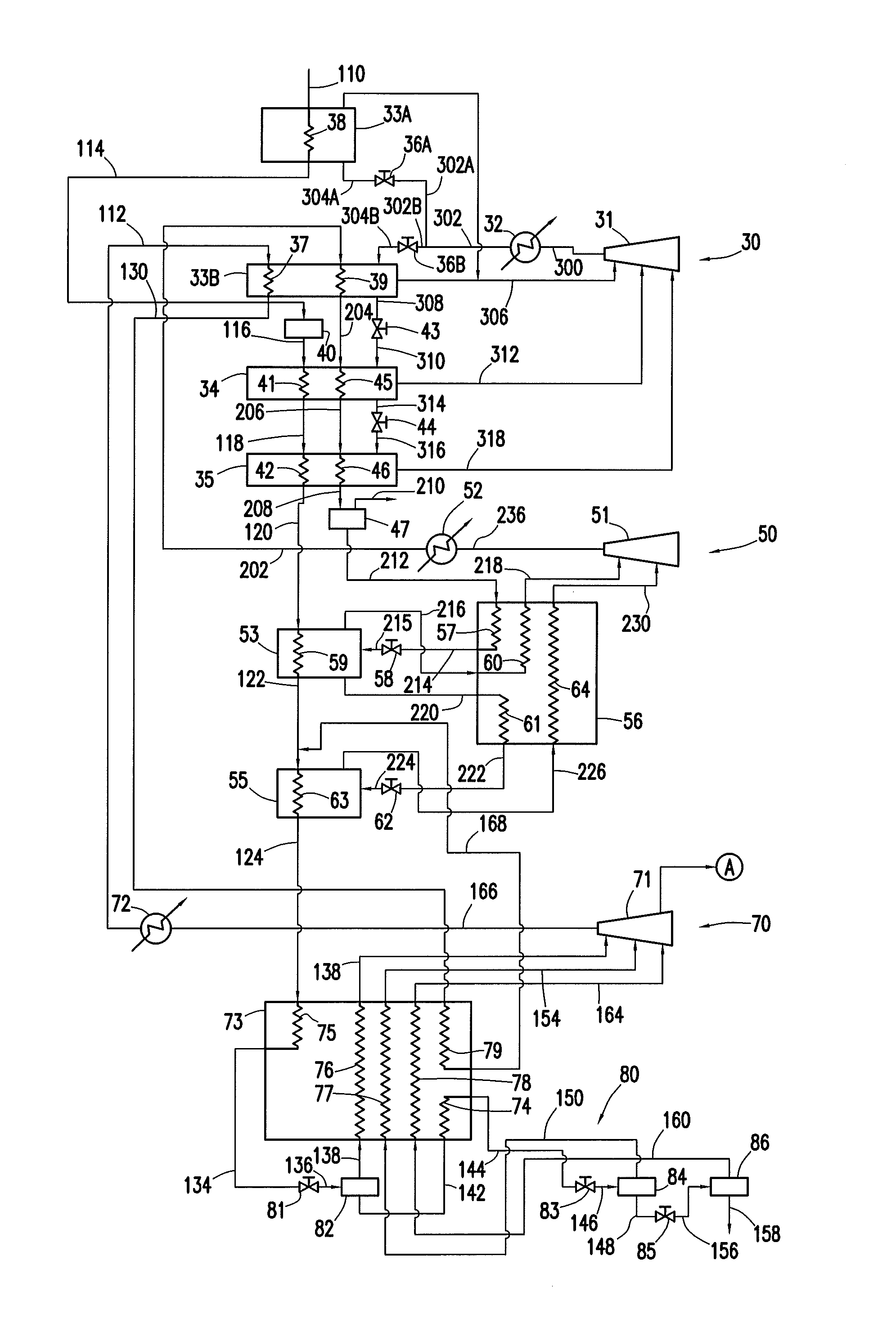 Integrated cascade process for vaporization and recovery of residual LNG in a floating tank application