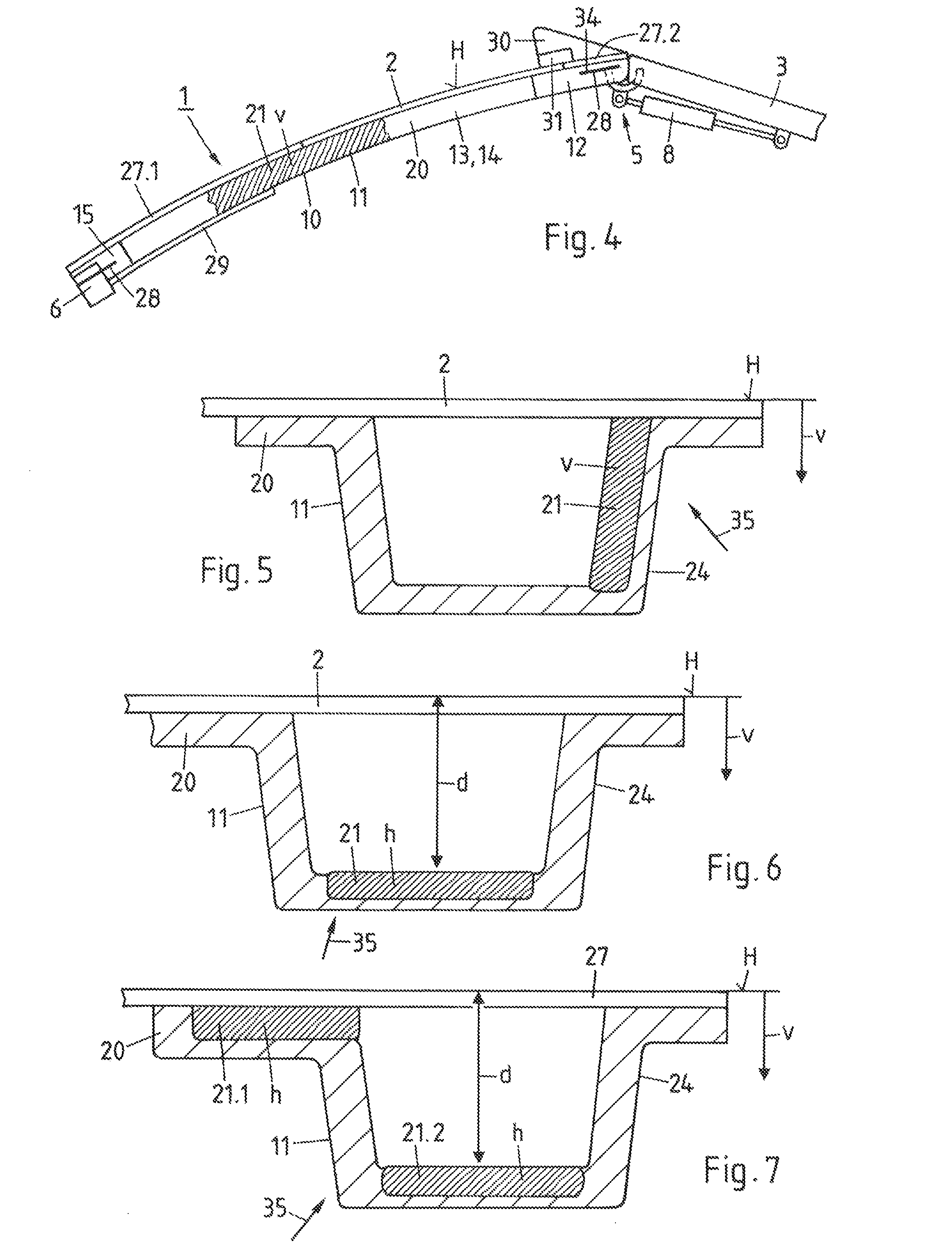 Tailgate from fibre-reinforced thermoplastic plastic