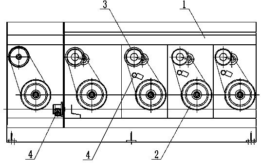 Non-sliding wire drawing device