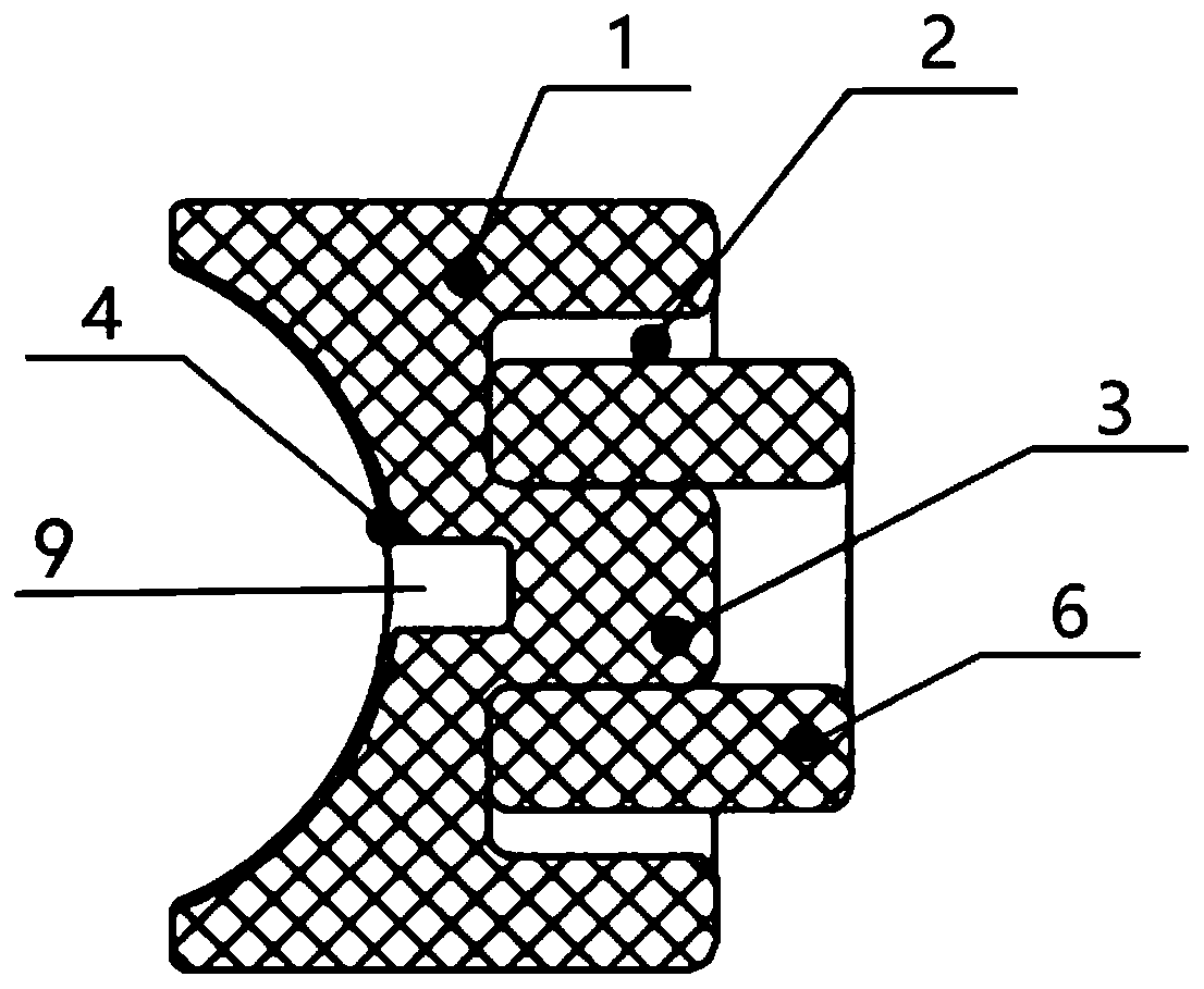 EPS rack clearance buffering stop block assembly