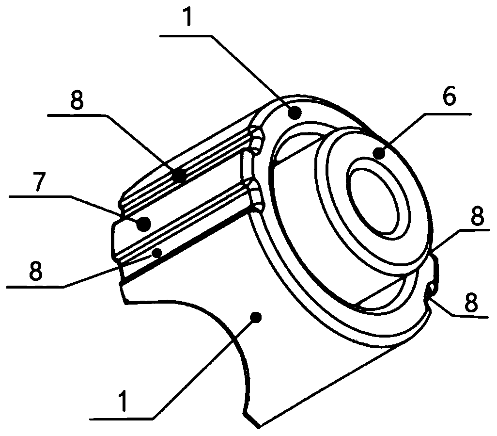 EPS rack clearance buffering stop block assembly