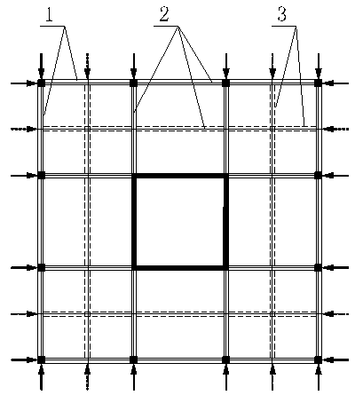 Pre-stress constraint concrete structure and manufacture method thereof