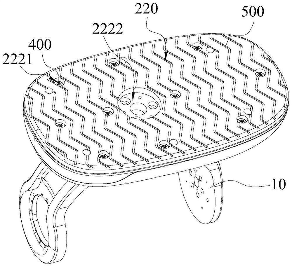 Robot and its foot structure