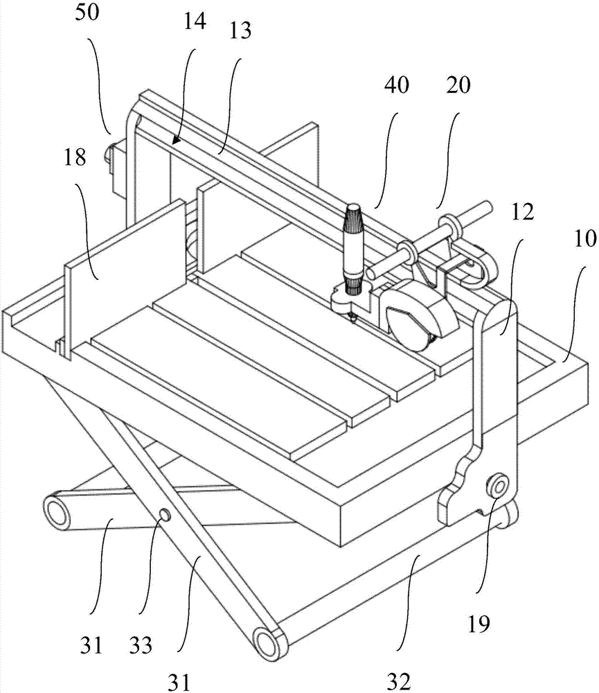 Line cutting machine