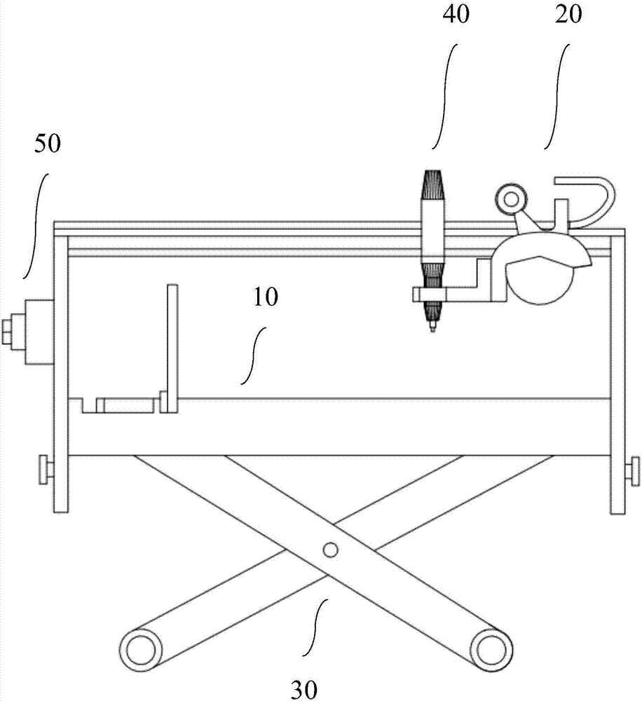 Line cutting machine