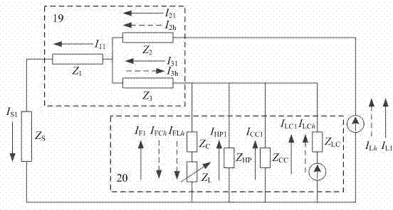 Automatic resonance type electric power filtering and continuous reactive power compensation hybrid system