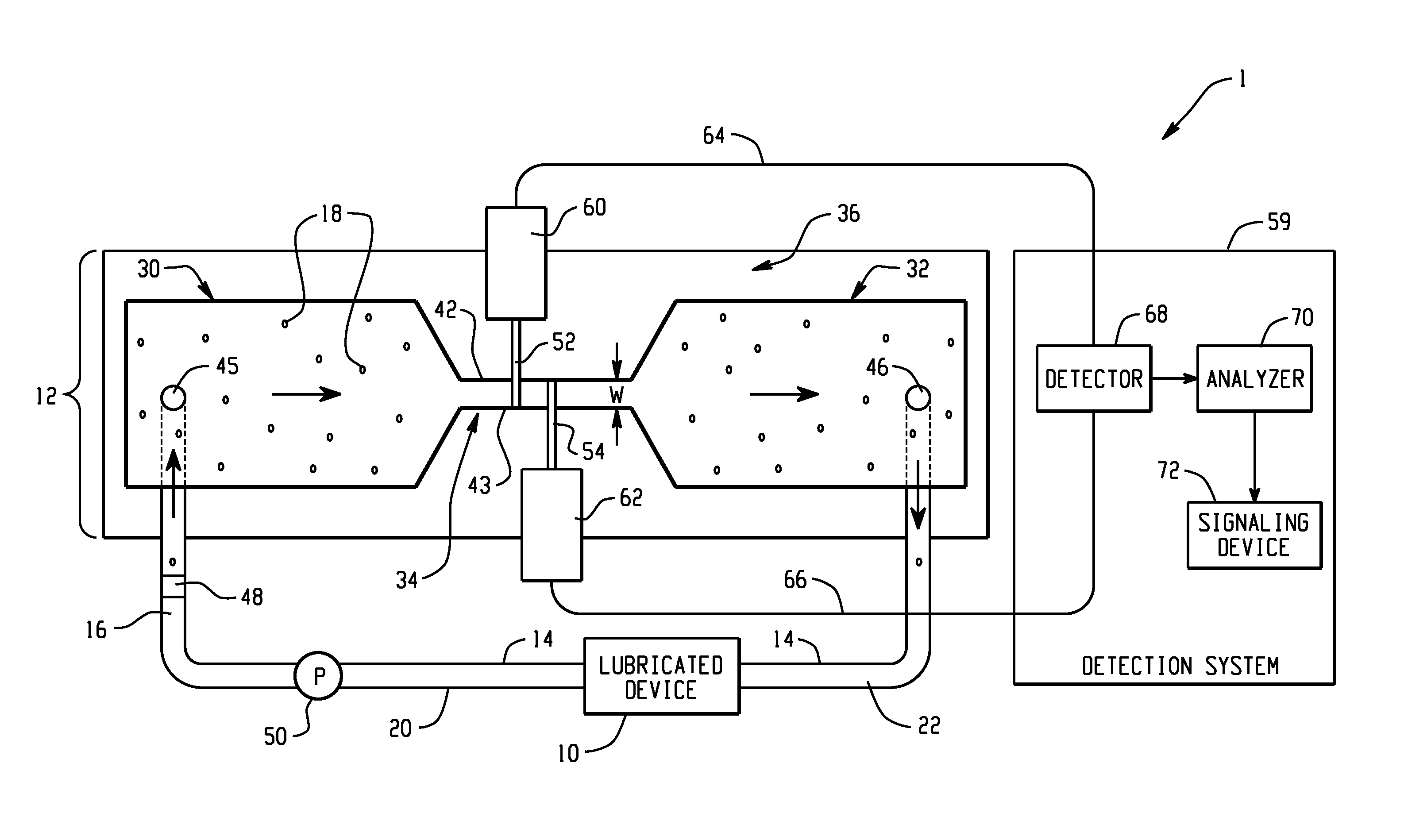 Metal wear detection apparatus and method employing microfluidic electronic device