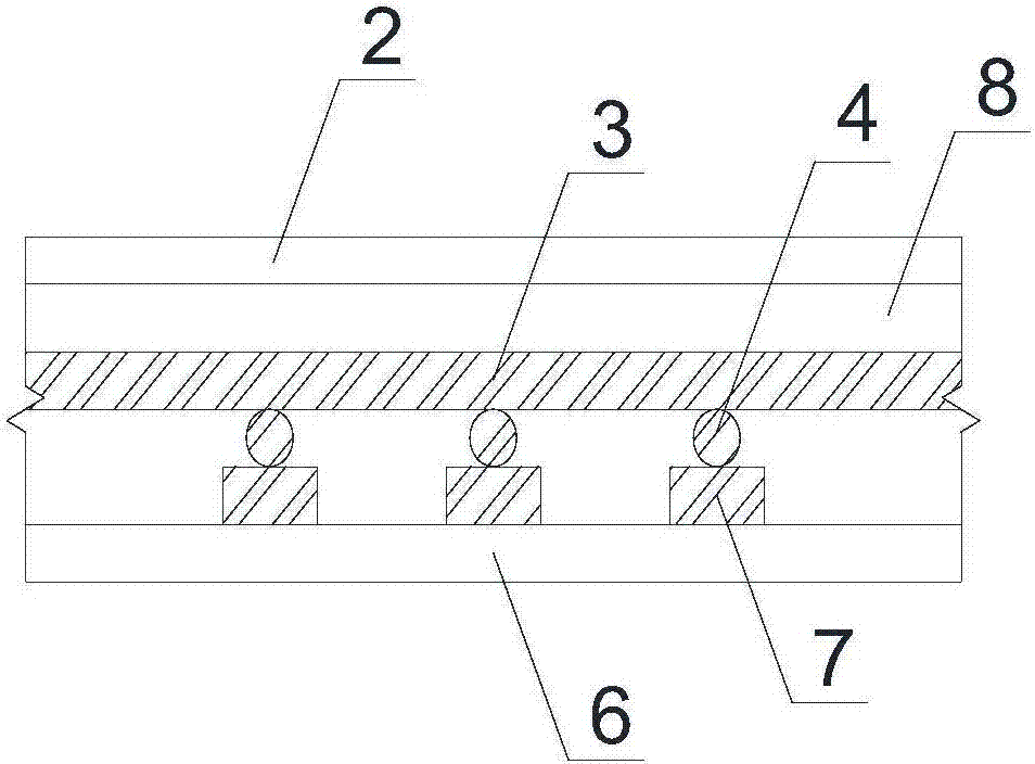 Novel ultra-high-performance ECC bridge floor composite structure suitable for steel bridge, and construction method