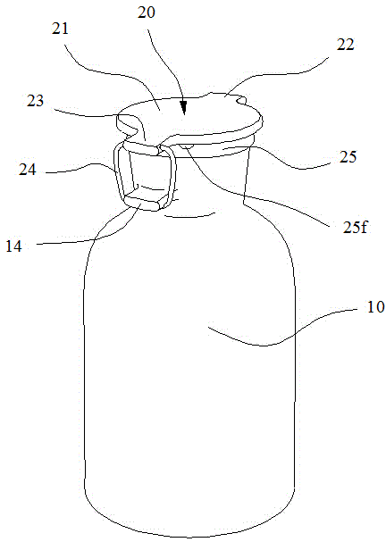 De-oxidant seal bottle