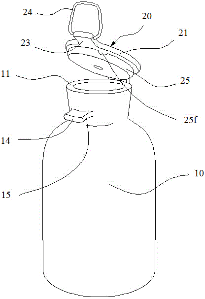 De-oxidant seal bottle