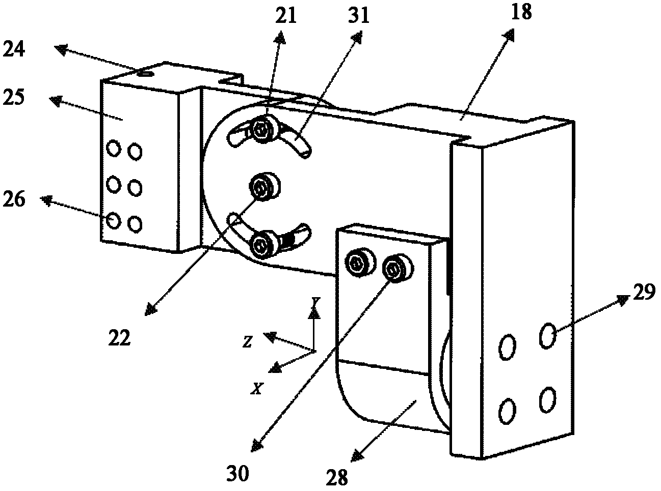 Relief angle adjustable device for automatic grinding of arc-edge diamond lathe tool