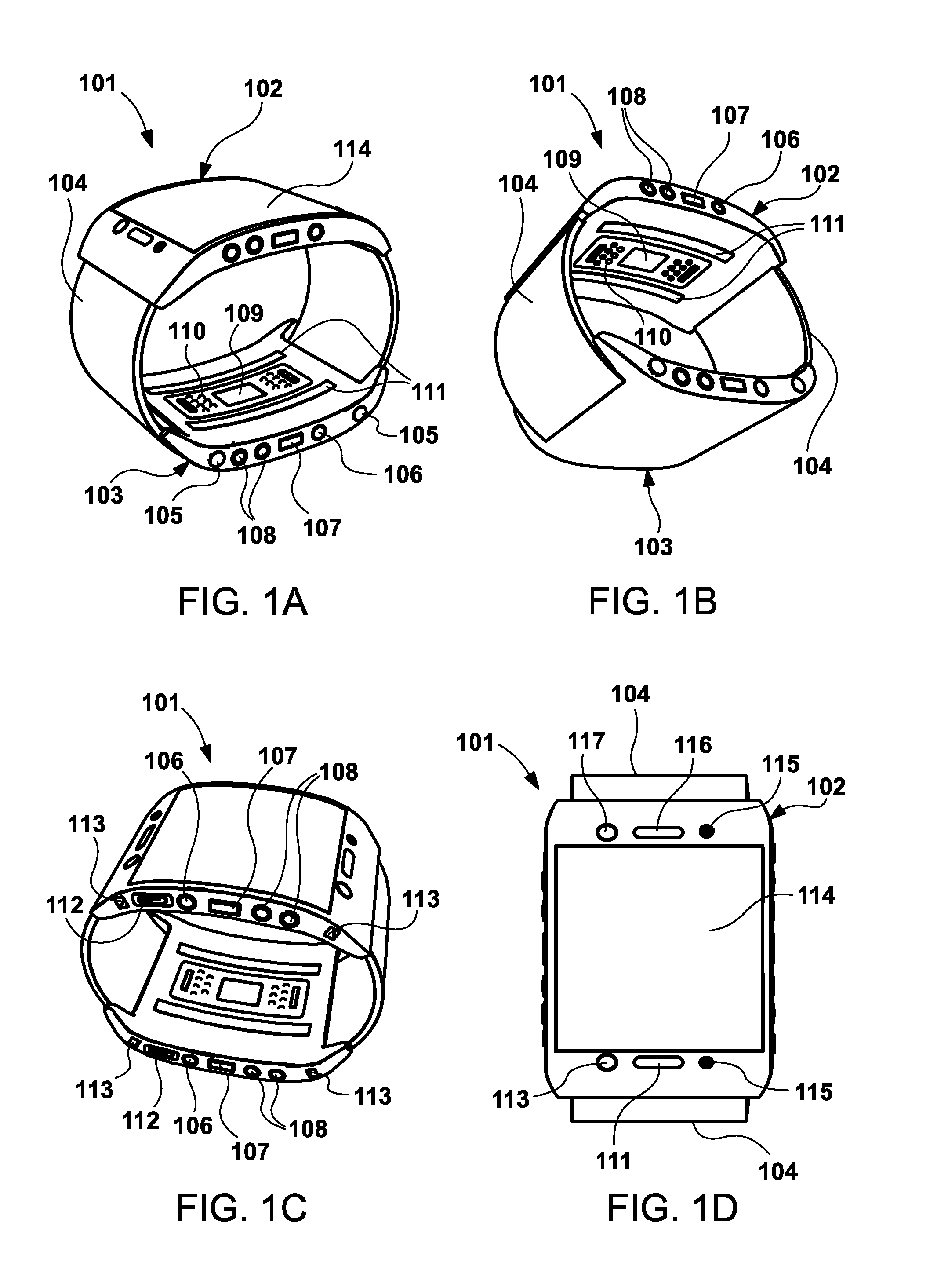 Wireless wrist computing and control device and method for 3D imaging, mapping, networking and interfacing