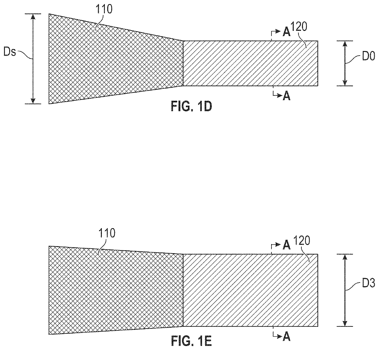 Devices with dimensions that can be reduced and increased in vivo, and methods of making and using the same